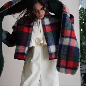 Proche Wool Plaid Jacket